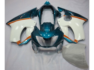 1999-2000 Hellblau & Orange Honda CBR600 F4 Motorrad Verkleidungen