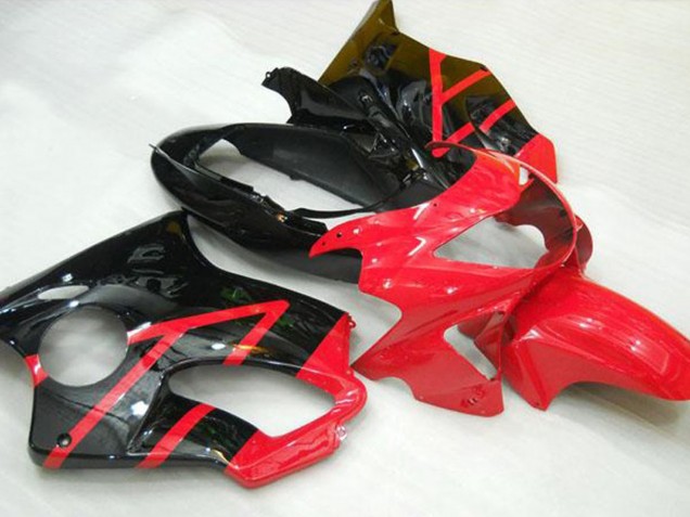 1999-2000 Schwarz Rot & Weiß Honda CBR600 F4 Motorrad Verkleidungen