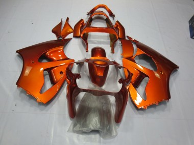 2000-2002 Orange Kawasaki ZX6R Motorrad Verkleidungen