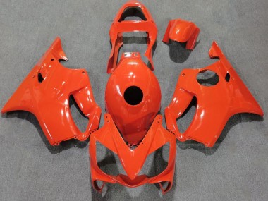 2001-2003 Glänzend Dunkelorange Honda CBR600 F4i Motorrad Verkleidungen