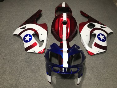 2002-2005 Captain America Kawasaki ZX12R Motorrad Verkleidungen