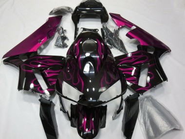 2003-2004 Knallpink Flamme Honda CBR600RR Motorrad Verkleidungen