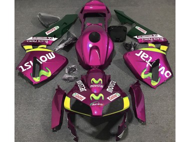 2003-2004 Pink Movistar Honda CBR600RR Motorrad Verkleidungen