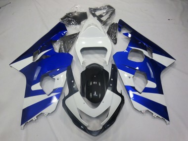 2004-2005 Blau Weiß OEM Stil Suzuki GSXR 600-750 Motorrad Verkleidungen