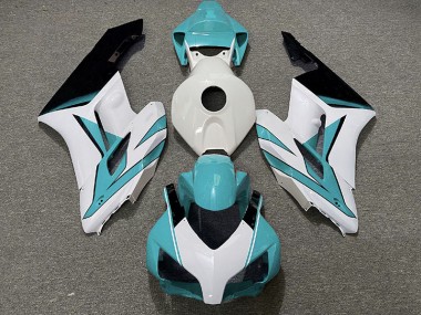 2004-2005 Cyan Weiß & Schwarz Glänzend Honda CBR1000RR Motorrad Verkleidungen