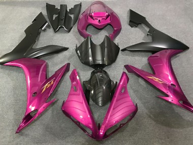 2004-2006 Pink & Kohlefaser Stil Yamaha R1 Motorrad Verkleidungen