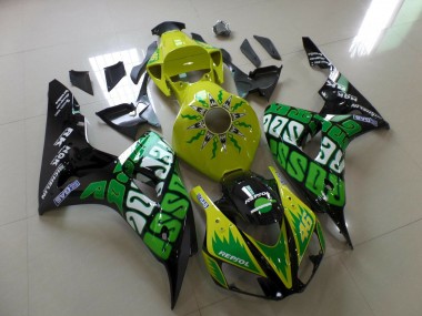 2006-2007 Gelb Rossi Honda CBR1000RR Motorrad Verkleidungen