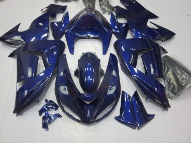 2006-2007 Tiefes Blau Kawasaki ZX10R Motorrad Verkleidungen