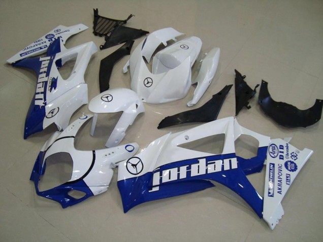 2007-2008 Blau Jordan Suzuki GSXR 1000 Motorrad Verkleidungen