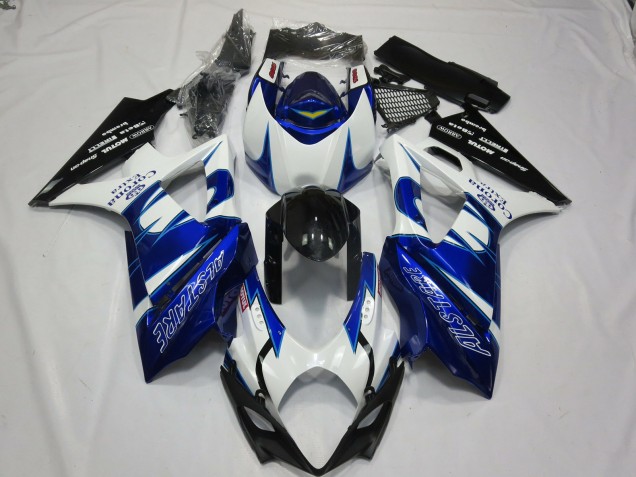 2007-2008 Blau Spezial Corona Suzuki GSXR 1000 Motorrad Verkleidungen