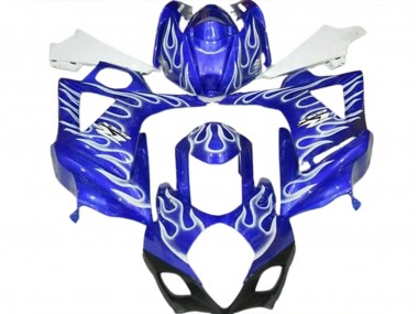 2007-2008 Blaue Flamme Suzuki GSXR 1000 Motorrad Verkleidungen