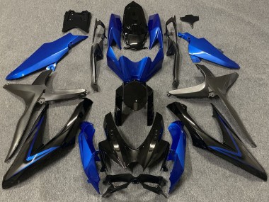 2008-2010 Blaugrün Suzuki GSXR 600-750 Motorrad Verkleidungen