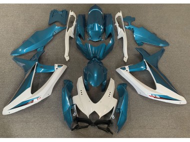 2008-2010 Hellblau OEM Stil Suzuki GSXR 600-750 Motorrad Verkleidungen