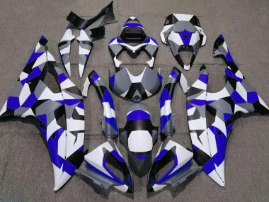 2008-2016 Blau Camo Uni Yamaha R6 Motorrad Verkleidungen