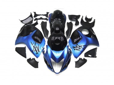 2008-2020 Tiefes Blau Mit Schwarz Benutzerdefiniert Suzuki GSXR 1300 Motorrad Verkleidungen