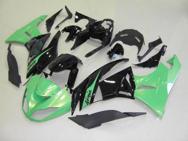 2009-2012 Spezial Grün Kawasaki ZX6R Motorrad Verkleidungen