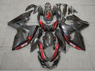 2009-2016 Kohlefaser Rot Suzuki GSXR 1000 Motorrad Verkleidungen