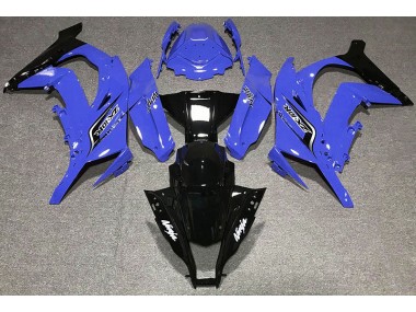 2011-2015 Logos In Glänzendem Blau Kawasaki ZX10R Motorrad Verkleidungen