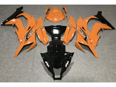 2011-2015 Orange Glänzend & Logos Kawasaki ZX10R Motorrad Verkleidungen