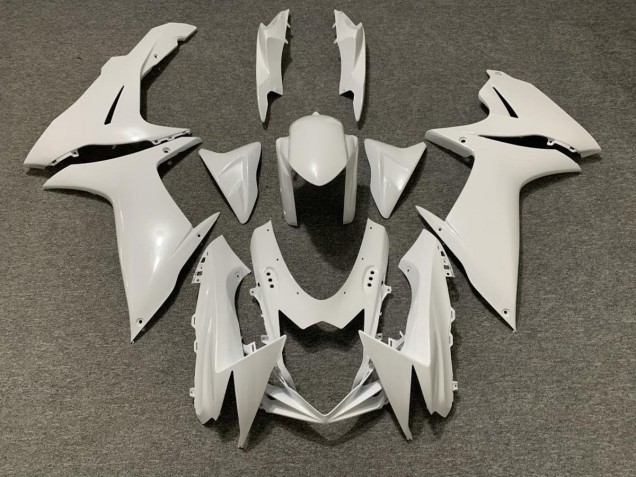 2011-2024 Perlweiss Suzuki GSXR 600-750 Motorrad Verkleidungen