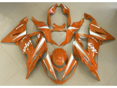 2013-2018 Orange Ninja Kawasaki ZX6R Motorrad Verkleidungen