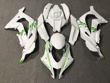 2016-2019 Perlgrün Weiß Kawi Kawasaki ZX10R Motorrad Verkleidungen