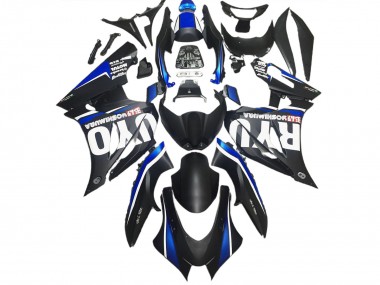 2017-2023 Matt Schwarz & Blau Suzuki GSXR 1000 Motorrad Verkleidungen