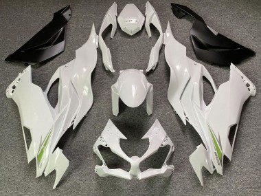 2019-2023 Perlweiss Kawasaki ZX6R Motorrad Verkleidungen